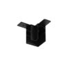 Accessories for track lighting Lux Magnetic Track Connector L – accessories for track lighting in black and aluminum