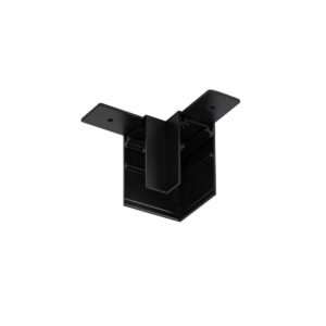 Accessories for track lighting Lux Magnetic Track Connector L – accessories for track lighting in black and aluminum