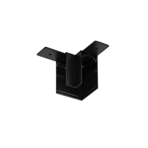 Accessories for track lighting Lux Magnetic Track Connector L – accessories for track lighting in black and aluminum