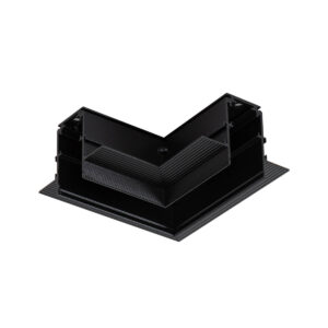 Accessories for track lighting Lux Magnetic Track Connector L Recessed – accessories for track lighting in black and aluminum