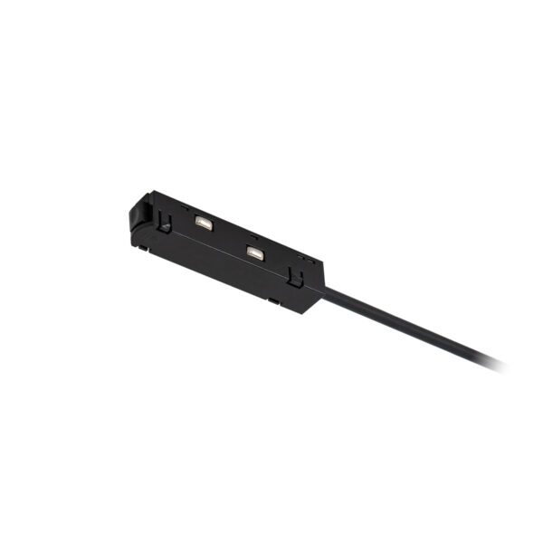 Accessories for track lighting Lux Magnetic Track Power Feed – accessories for track lighting in black and plastic