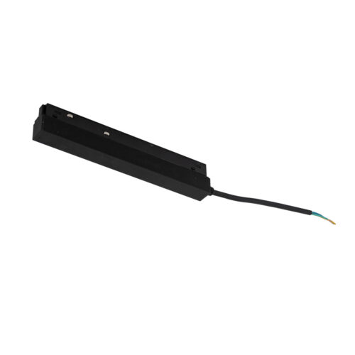 Accessories for track lighting Lux Magnetic Track Power Supply 100W – accessories for track lighting in black and plastic