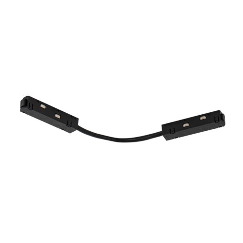 Accessories for track lighting Lux Magnetic Track Power Connector Flex – accessories for track lighting in black and plastic