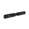 Accessories for track lighting Lux Magnetic Track Straight Power Connector – accessories for track lighting in black and plastic