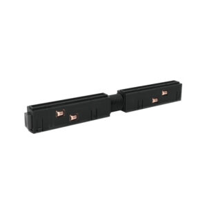 Accessories for track lighting Lux Magnetic Track Straight Power Connector – accessories for track lighting in black and plastic
