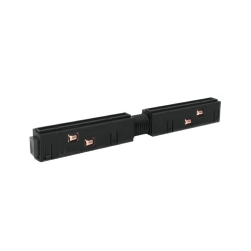 Accessories for track lighting Lux Magnetic Track Straight Power Connector – accessories for track lighting in black and plastic
