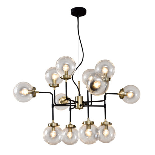 Pendant lamp Lux Odelia – modern pendant lamp in black