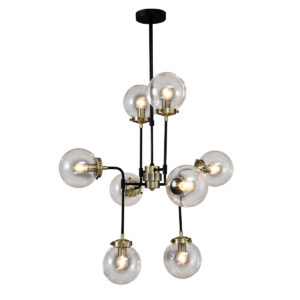 Pendant lamp Lux Odelia 28w – modern pendant lamp in black