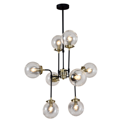 Pendant lamp Lux Odelia 28w – modern pendant lamp in black