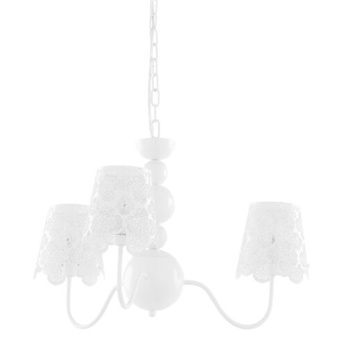 Pendant lamp Lux Arianna 40w – modern pendant lamp in white and metal