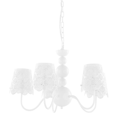Pendant lamp Lux Arianna – modern pendant lamp in white and metal