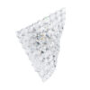 Wall lamp Lux Scarve – LED wall lamp in chrome and metal alloy