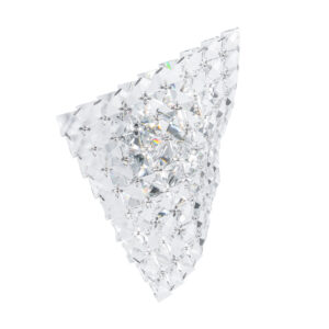 Wall lamp Lux Scarve – LED wall lamp in chrome and metal alloy