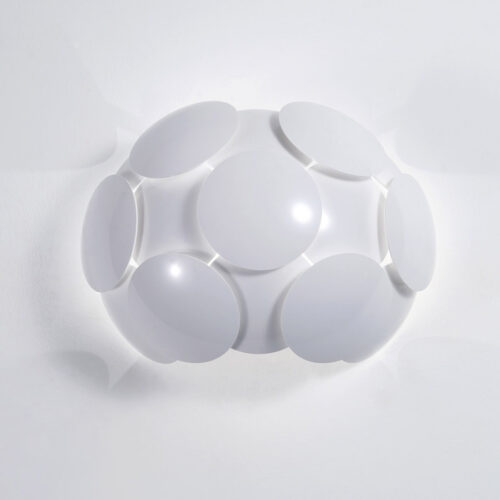 Wall lamp Lux Santina WH – LED wall lamp in white and plastic