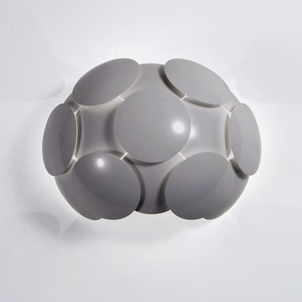 Wall lamp Lux Santina GR – LED wall lamp in grey and plastic