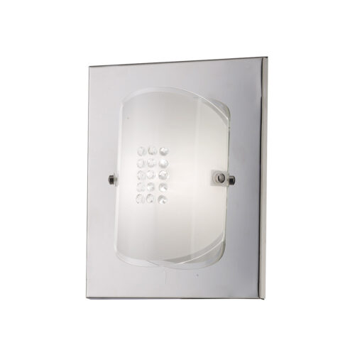 Wall lamp Lux Daze – LED wall lamp in chrome and metal