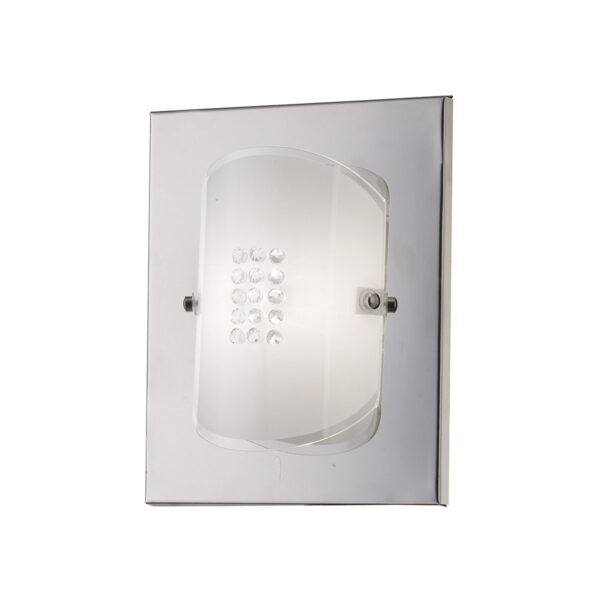 Wall lamp Lux Daze – LED wall lamp in chrome and metal