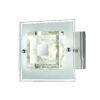 Wall lamp Lux Bruna – LED wall lamp in chrome and metal
