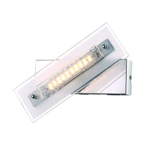 Wall lamp Lux Adamo – LED wall lamp in chrome and metal