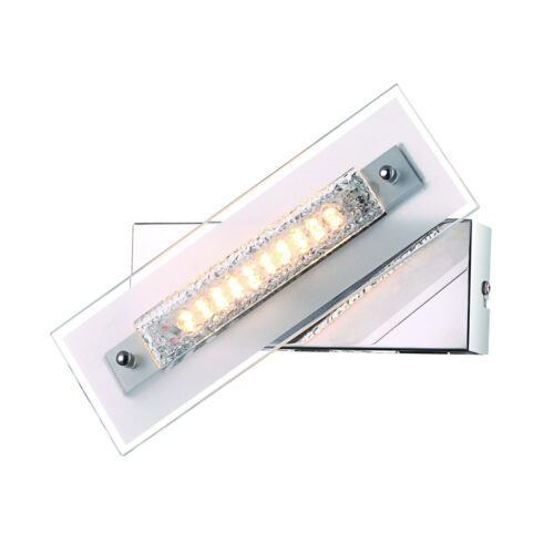 Wall lamp Lux Adamo – LED wall lamp in chrome and metal