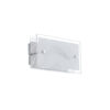 Wall lamp Lux Verso – LED wall lamp in white and steel