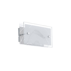 Wall lamp Lux Verso – LED wall lamp in white and steel
