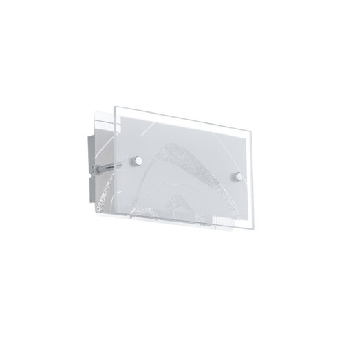 Wall lamp Lux Verso – LED wall lamp in white and steel
