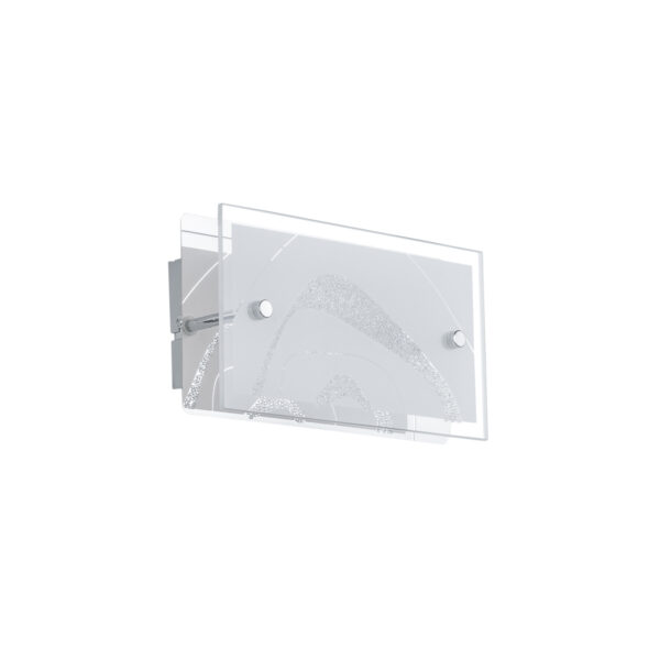 Wall lamp Lux Verso – LED wall lamp in white and steel