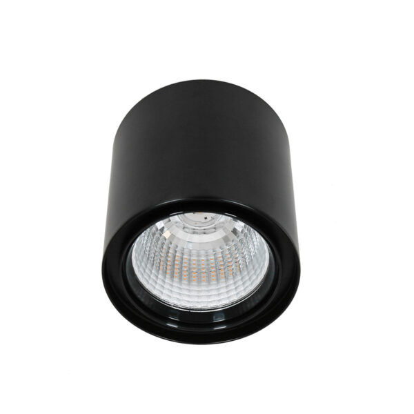 Surface mounted ceiling light Lux Luna Black – surface mounted ceiling lights in black and aluminum