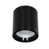 Surface mounted ceiling light Lux Luna Black 3800LM