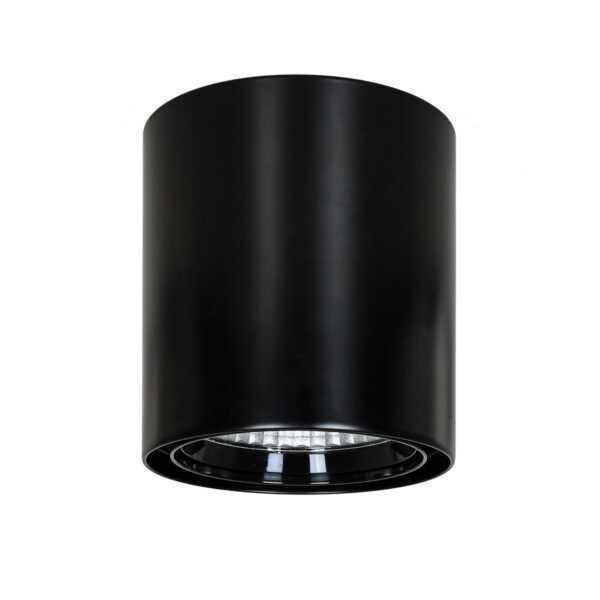 Surface mounted ceiling light Lux Luna Black 3800LM