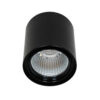Surface mounted ceiling light Lux Luna Black 3800LM