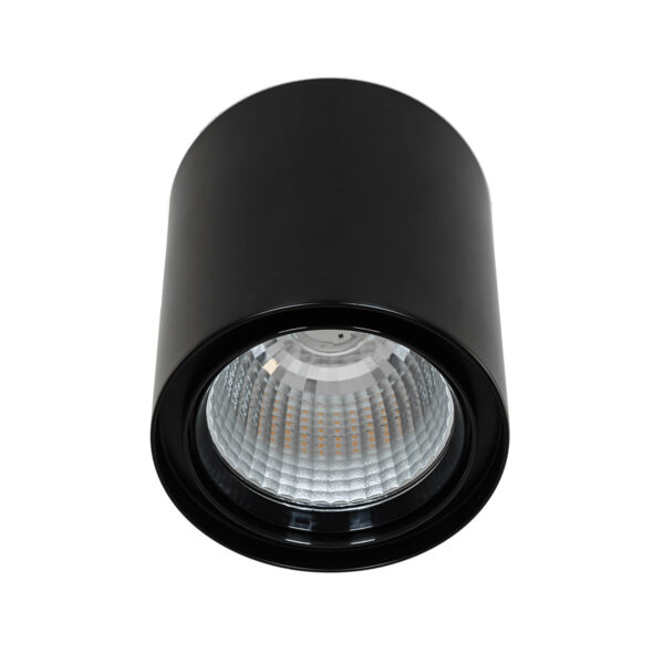 Surface mounted ceiling light Lux Luna Black 3800LM