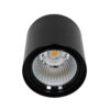 Surface mounted ceiling light Lux Luna Black 3800LM