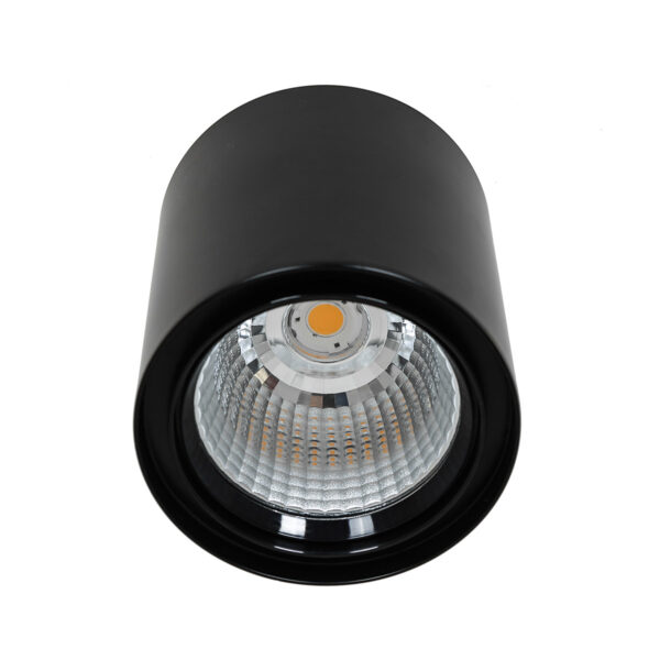 Surface mounted ceiling light Lux Luna Black 3800LM