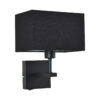 Bedside lamp Lux Norte – bedside lamps in matt black and steel