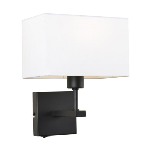 Bedside lamp Lux Norte – bedside lamps in matt black and steel