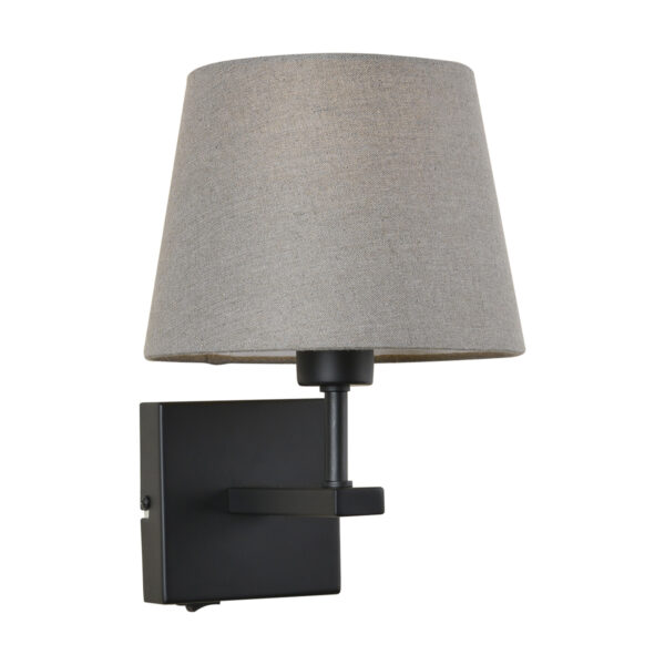 Bedside lamp Lux Norte – bedside lamps in matt black and steel