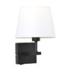 Bedside lamp Lux Norte – bedside lamps in matt black and steel