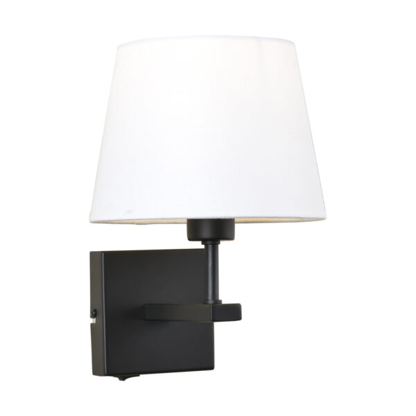 Bedside lamp Lux Norte – bedside lamps in matt black and steel