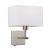 Bedside lamp Lux Norte – bedside lamps in nickel and steel