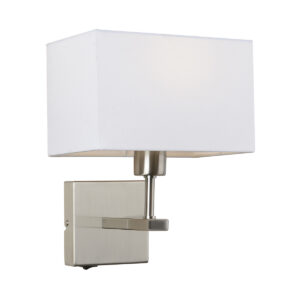 Bedside lamp Lux Norte – bedside lamps in nickel and steel