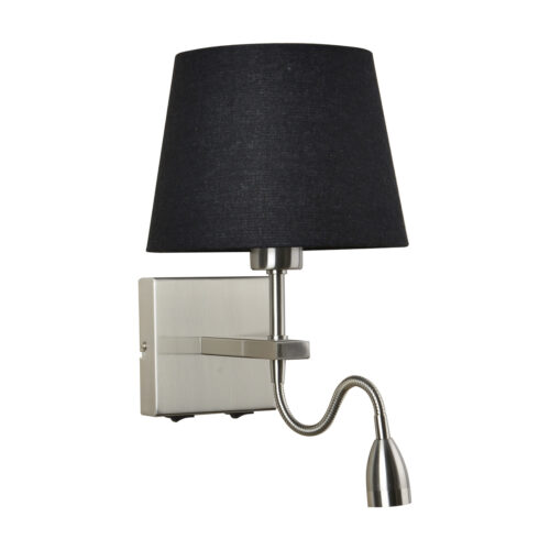 Bedside lamp Lux Norte – bedside lamps in nickel and steel