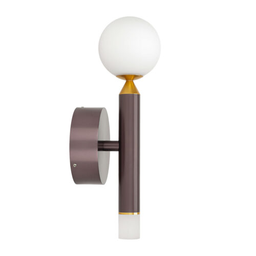Wall lamp Lux Laon – LED wall lamp in brown