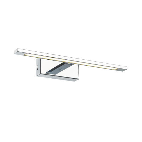 Wall lamp Lux Lamiena – LED wall lamp in chrome and metal