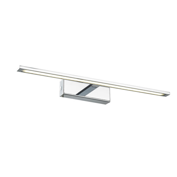 Wall lamp Lux Lamiena – LED wall lamp in chrome and metal