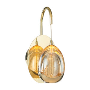 Wall lamp Lux Huelto 4.8w – LED wall lamp in champagne gold and steel
