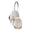 Wall lamp Lux Huelto – LED wall lamp in chrome and steel