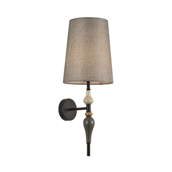 Wall lamp Lux Nerom – LED wall lamp in matt black and metal