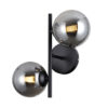 Wall lamp Lux Erimida – LED wall lamp in matt black and steel